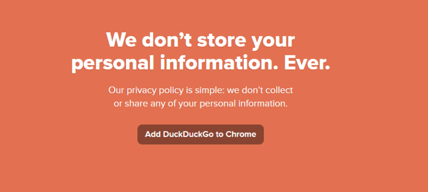 Alternatív kereső a DuckDuckGo